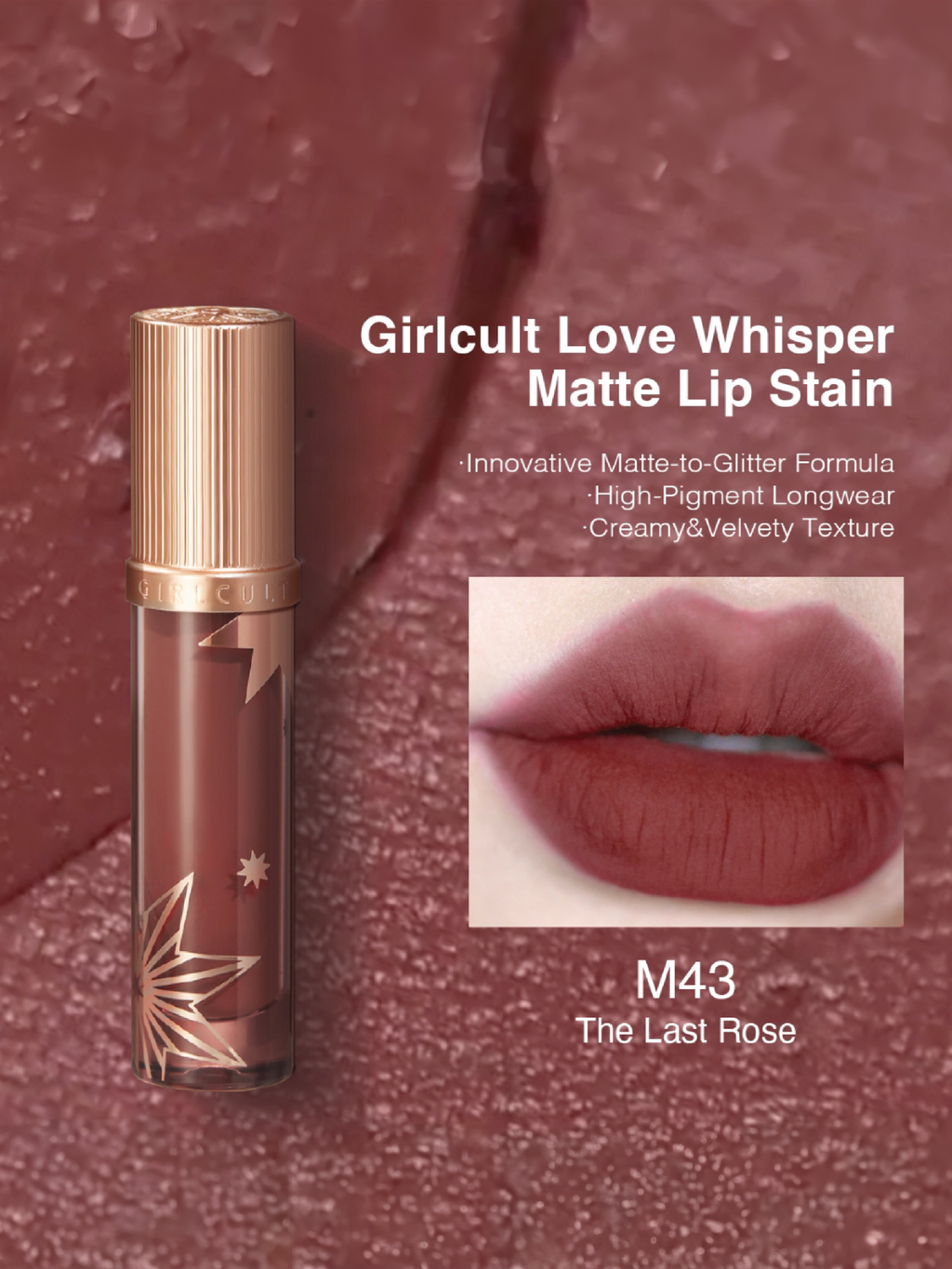 GIRLCULT Love Quote Lip Cream - 7 Type