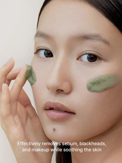 ARENCIA Green Tea + LHA Deep Pore Rice Cake Cleanser