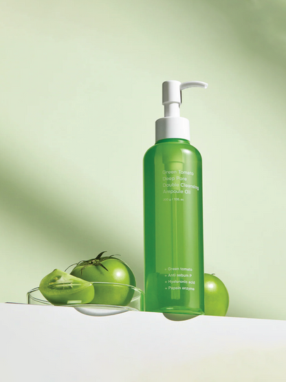 SUNGBOON EDITOR Green Tomato Deep Pore Double Cleansing Ampoule Oil