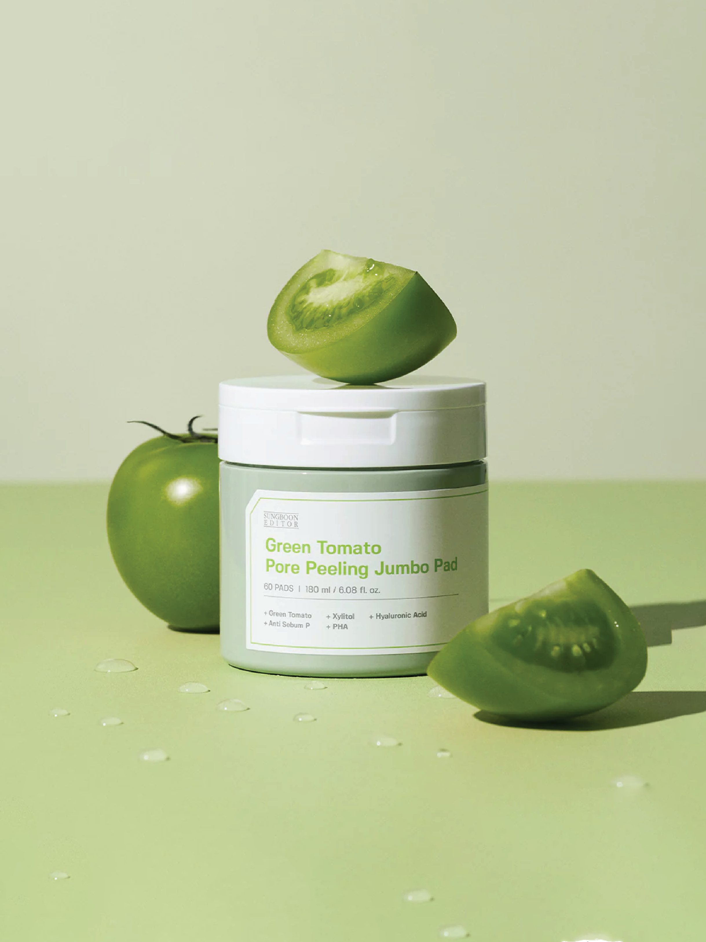 SUNGBOON EDITOR Disques Peeling Géants Tomate Verte Pores