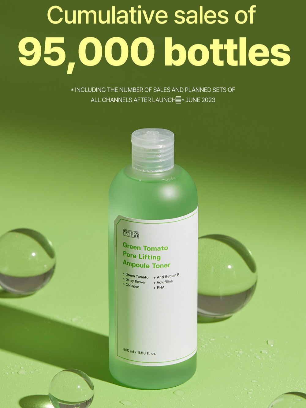 SUNGBOON EDITOR Tonique Sérum Tenseur Pores Tomate Verte