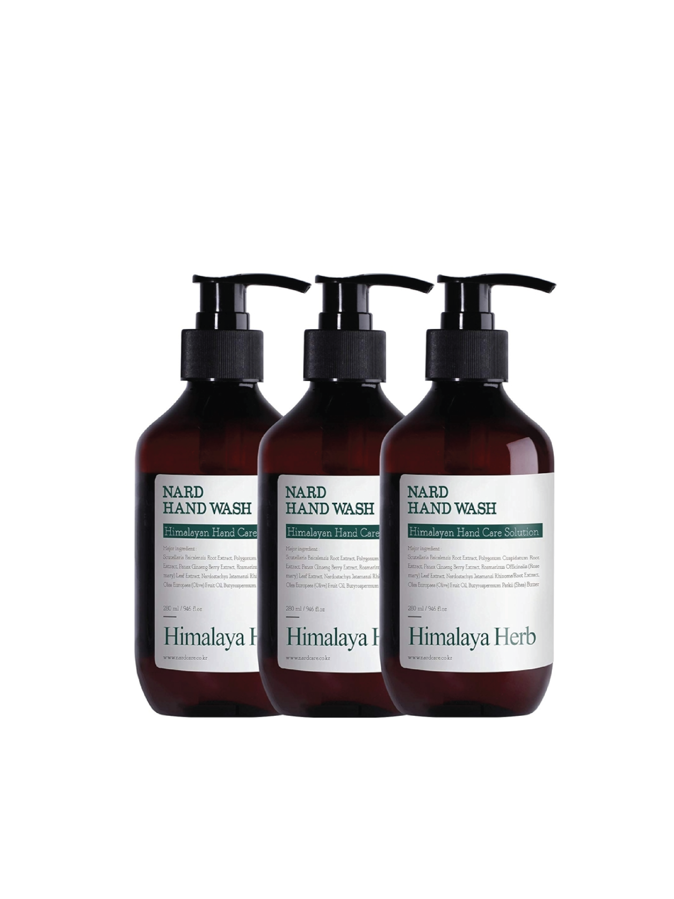 BOUQUET GARNI Set de 3 Lavages Mains Nard 280ml (3 Types)