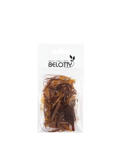 BELOTTY Hair Rubber Bands Brown (HR-37PH)