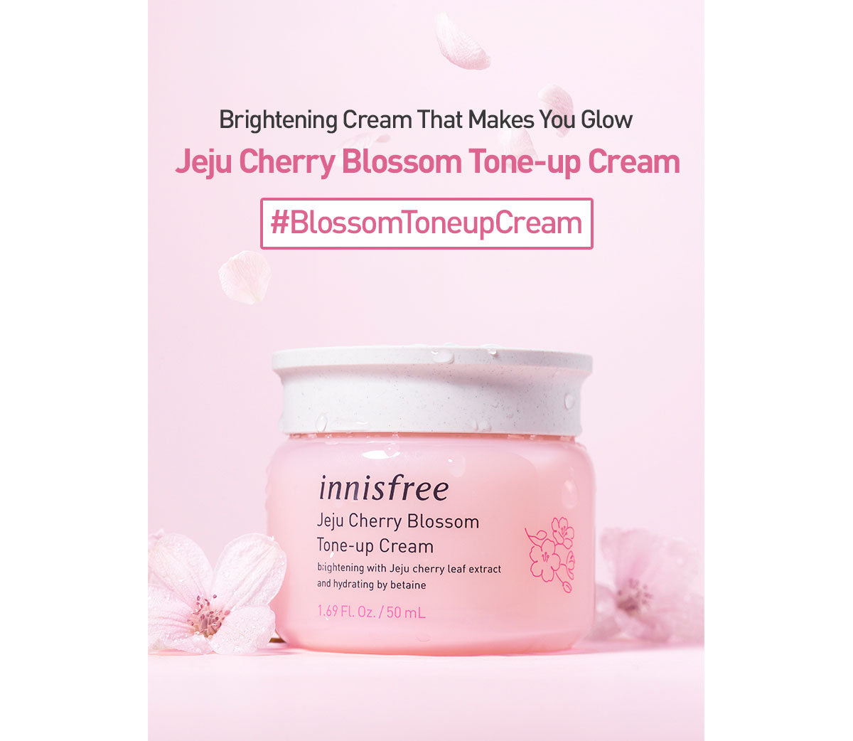 Crème tonifiante aux fleurs de cerisier de Jeju INNISFREE