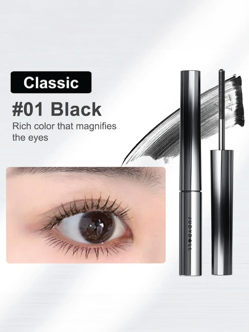 JUDYDOLL Mascara de Fer Design Classique 0° (2 Couleurs)