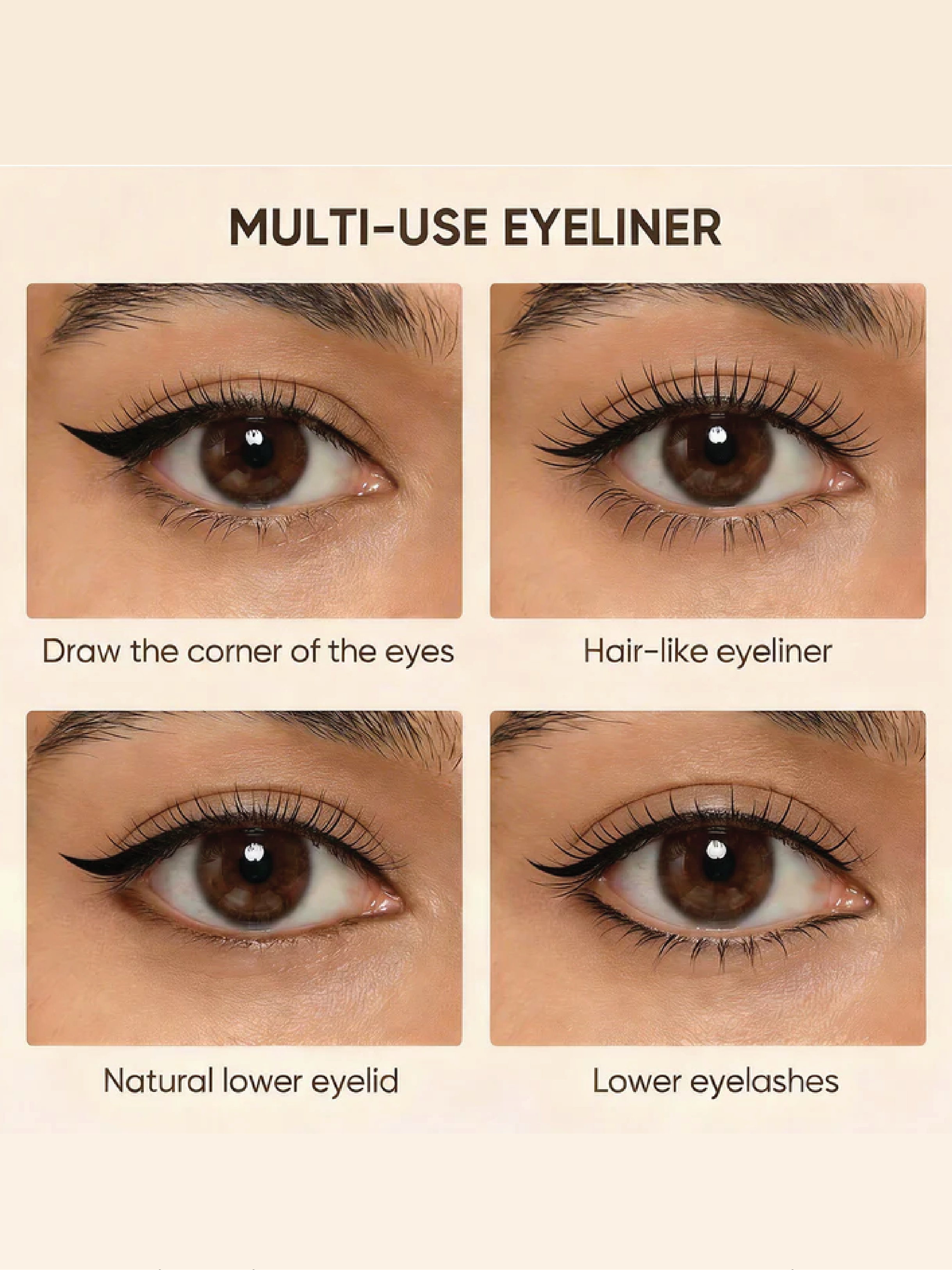 JUDYDOLL Eyeliner Liquide Fin Ultra-Précis (2 Types)