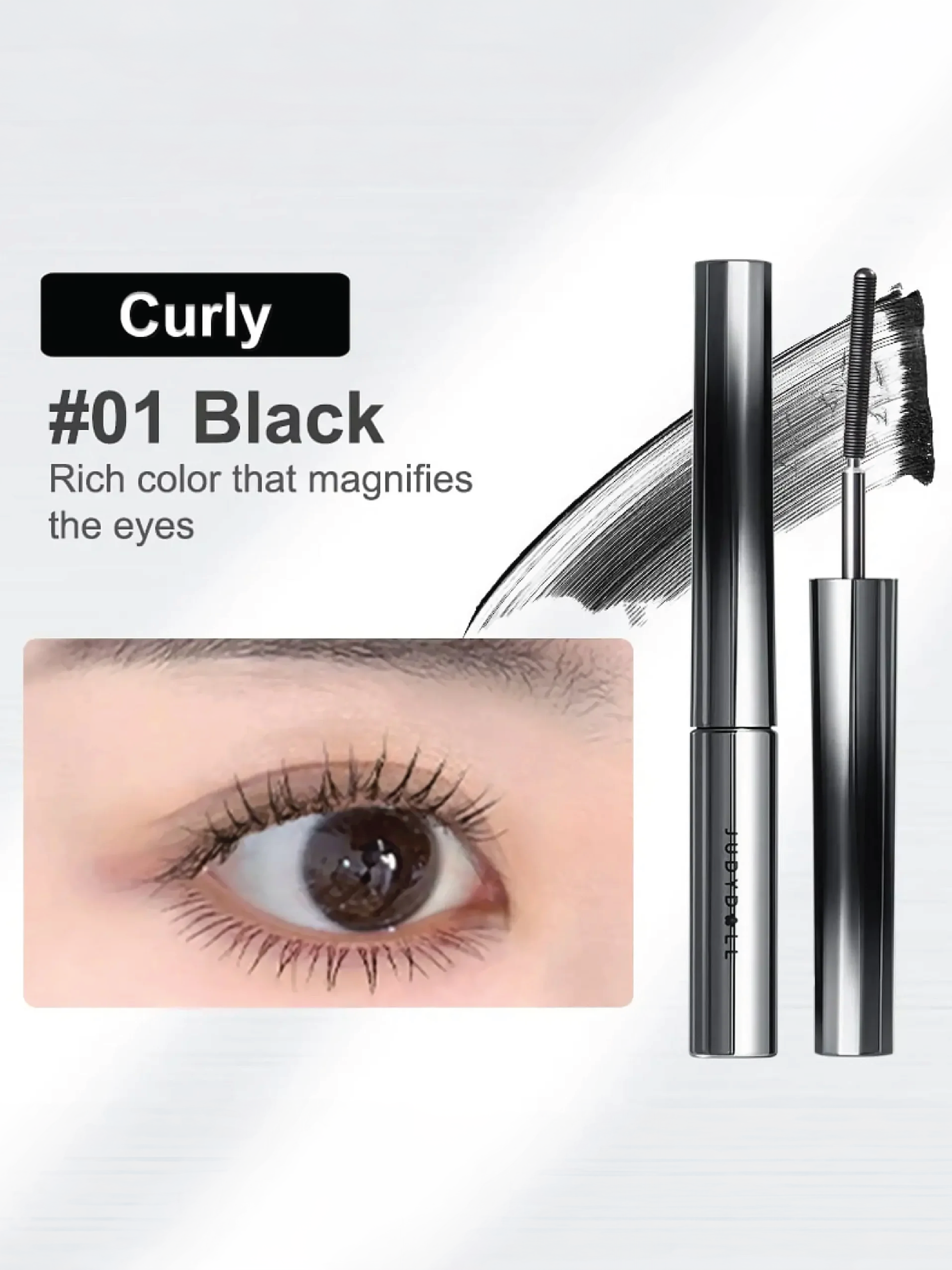 Mascara recourbant JUDYDOLL (Design 6° Courbure) 01 Noir
