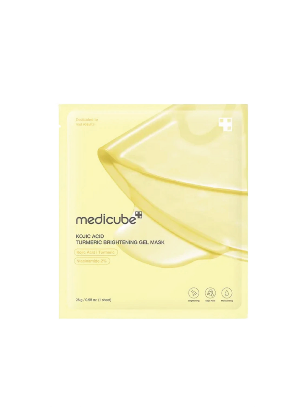 MEDICUBE Masque Gel Éclaircissant Curcuma Acide Kojique 1pc