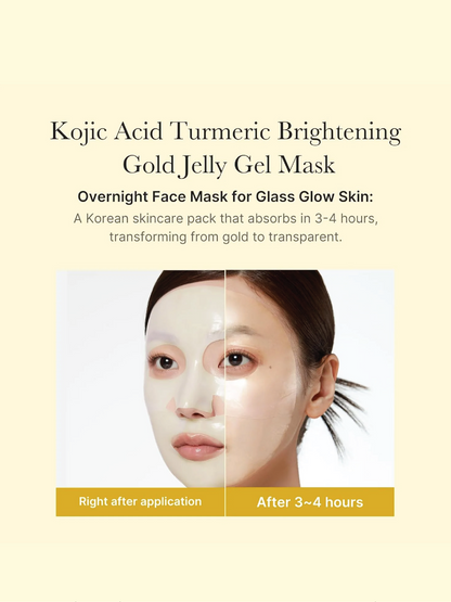 MEDICUBE Kojic Acid Turmeric Brightening Gel Mask 1pc