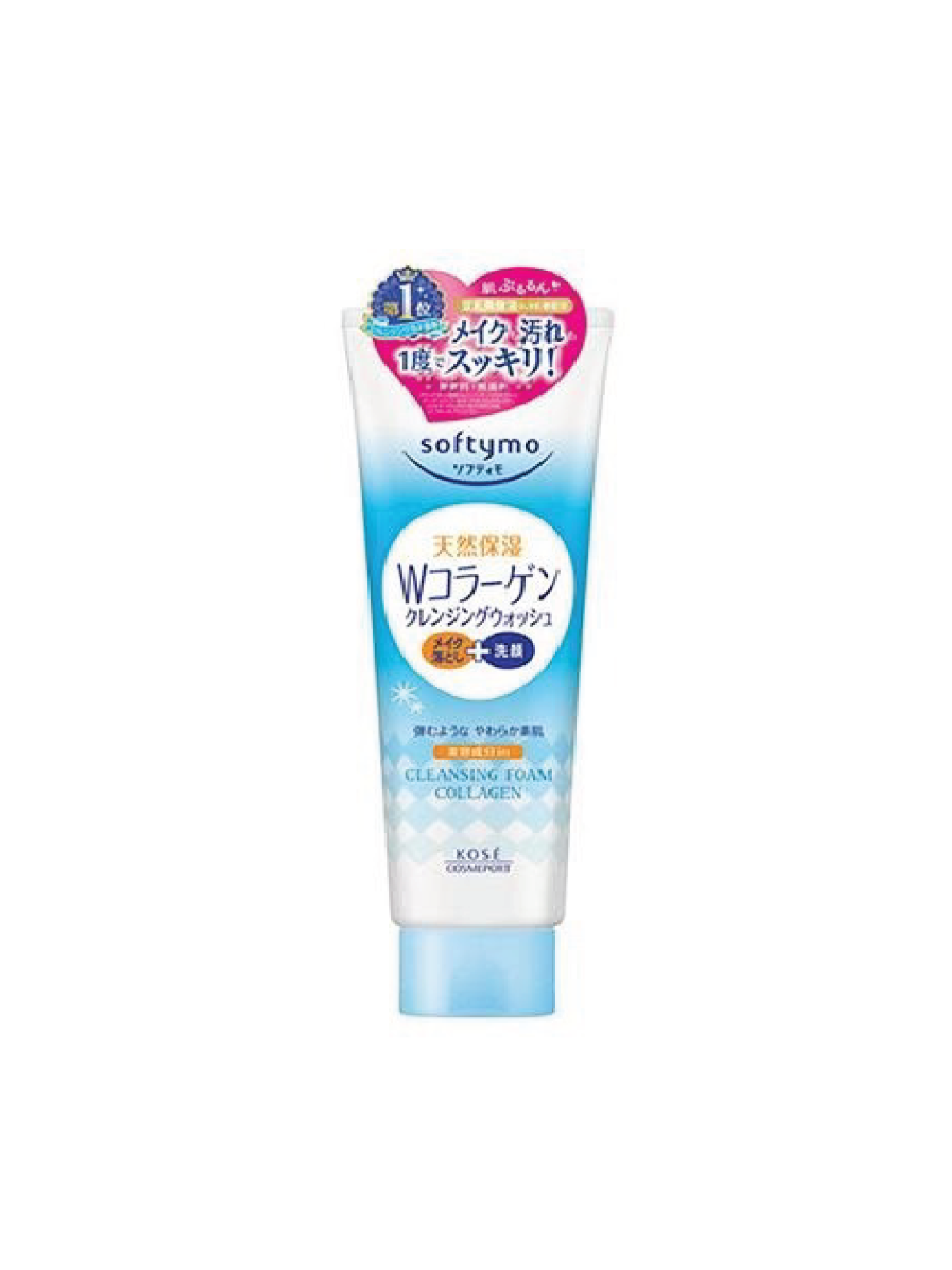 KOSE Softymo 2 in1 Cleansing Foam - 3 Types
