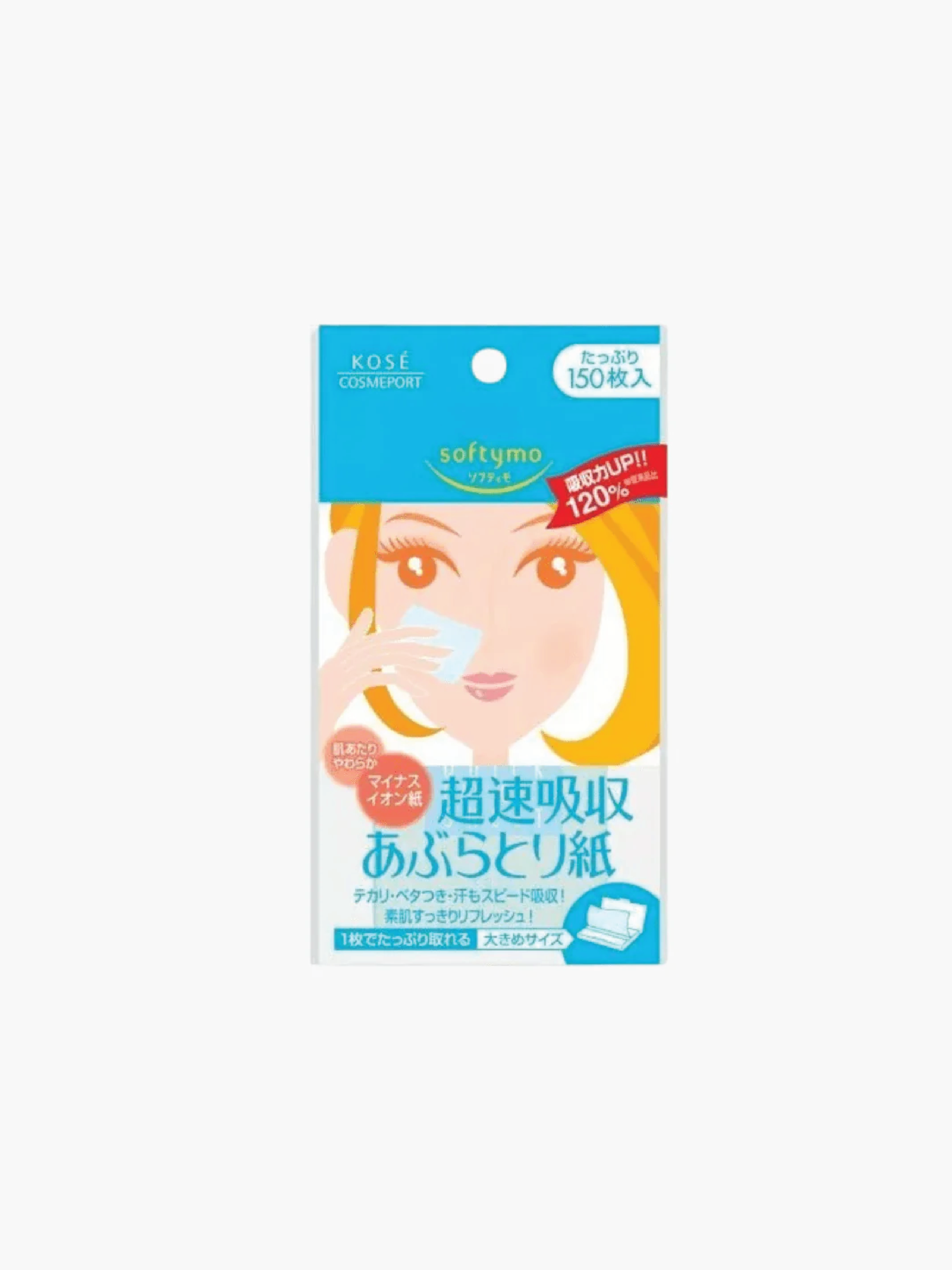 KOSE Softymo Super Fast Blotting Paper 150pcs