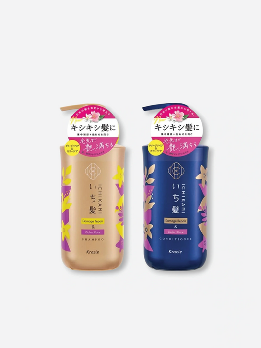 KRACIE Ichikami Repair & Color Care Hair Care Set