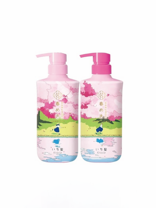 KRACIE Ichikami Sakura Shampoo & Conditioner Set