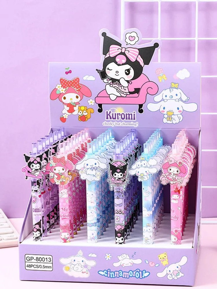 Kuromi 0.5mm Black Press Gel Pen (6 Options)