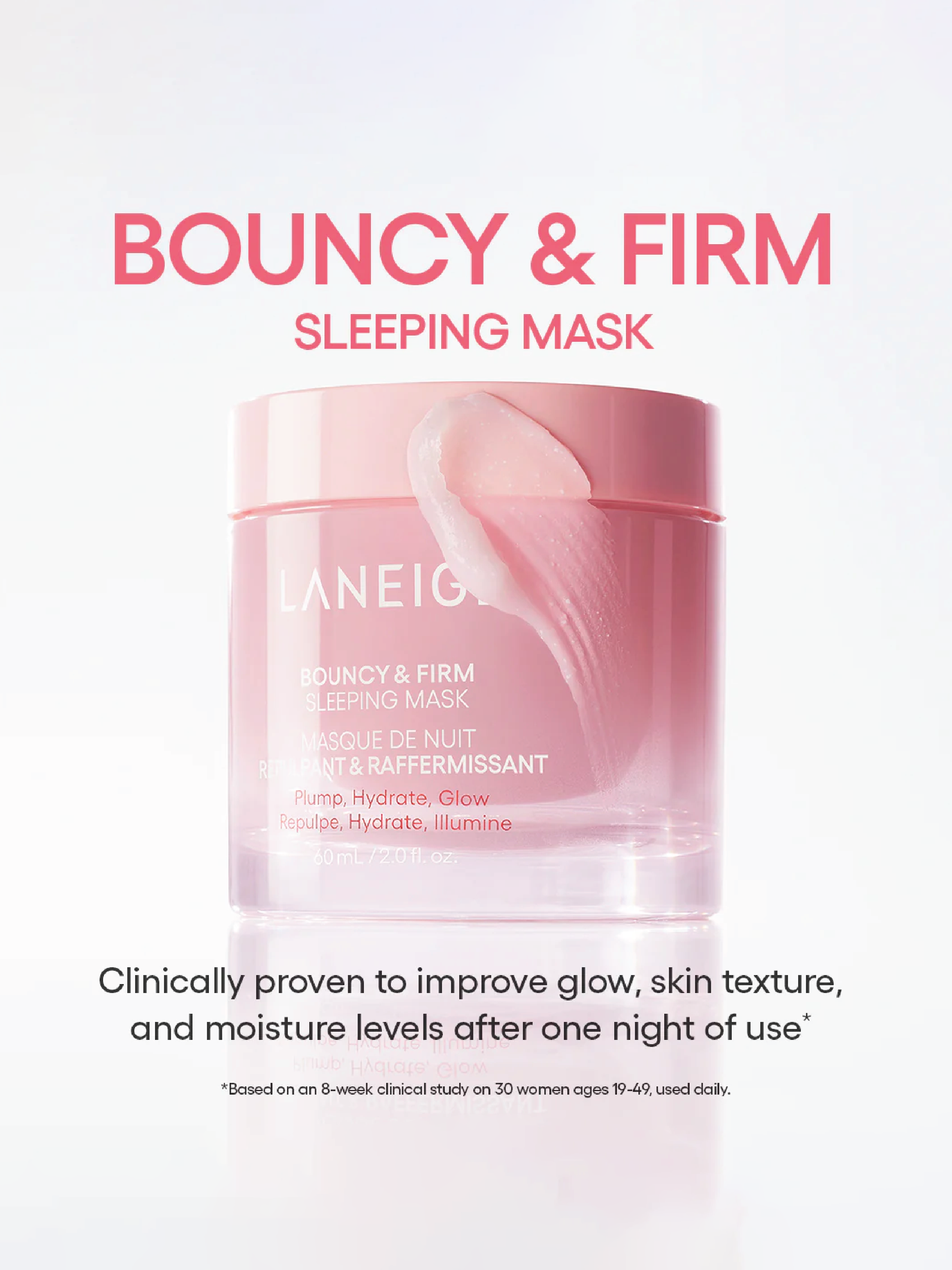 Masque de nuit raffermissant et rebondissant LANEIGE