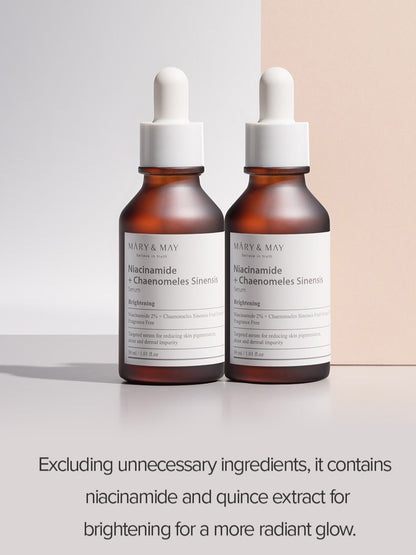 MARY&MAY Niacinamide Chaenomeles Sinensis Serum