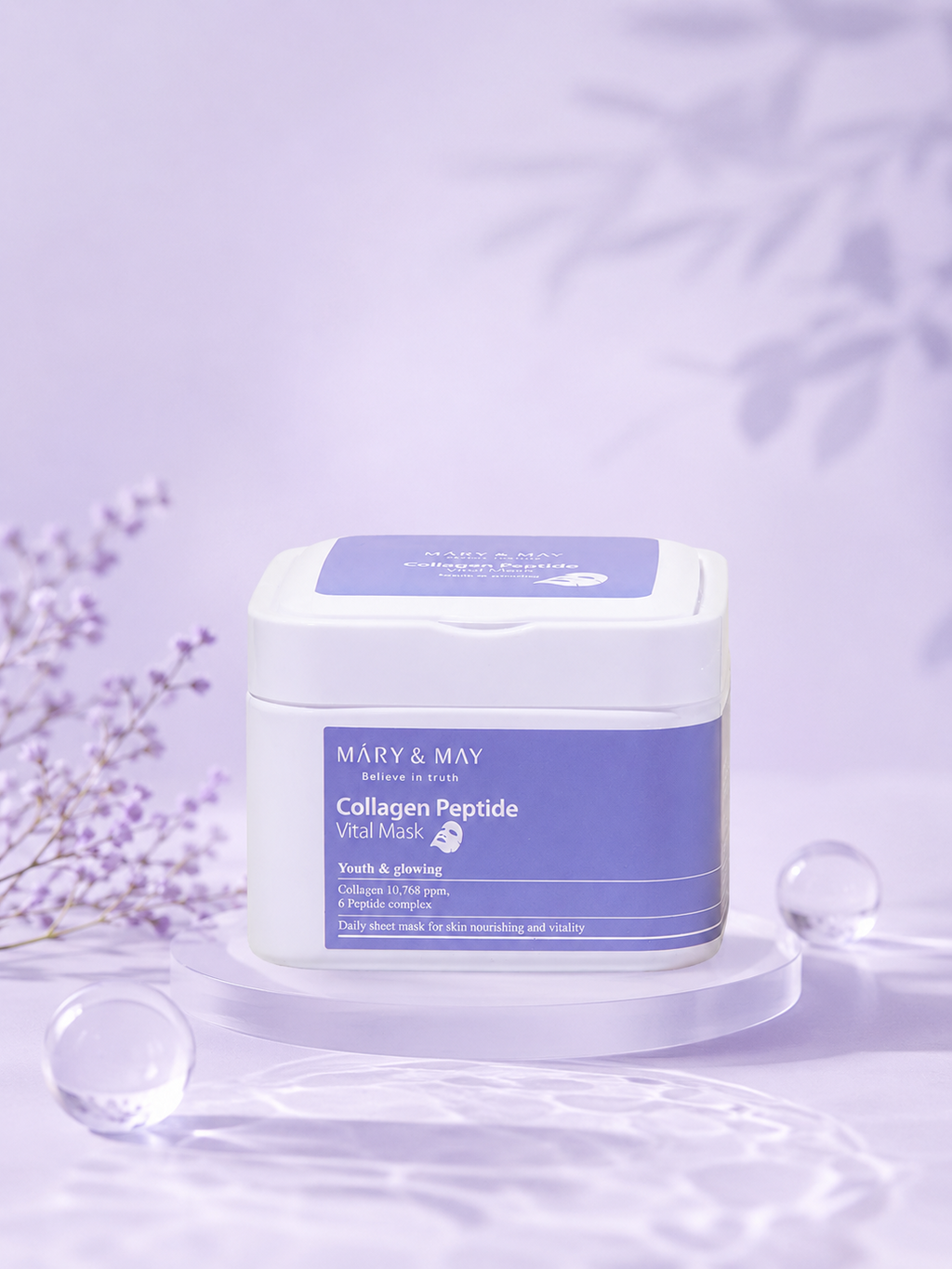 MARY N MAY Collagen Peptide Vital Mask 30pcs