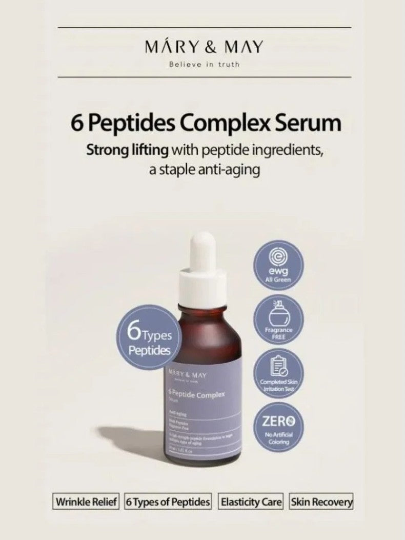 Sérum Complexe 6 Peptides MARY&MAY