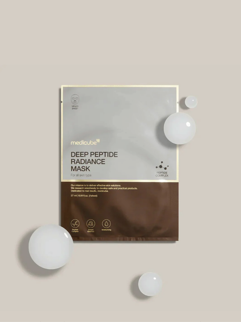 MEDICUBE Masque Éclat Peptidique Profond
