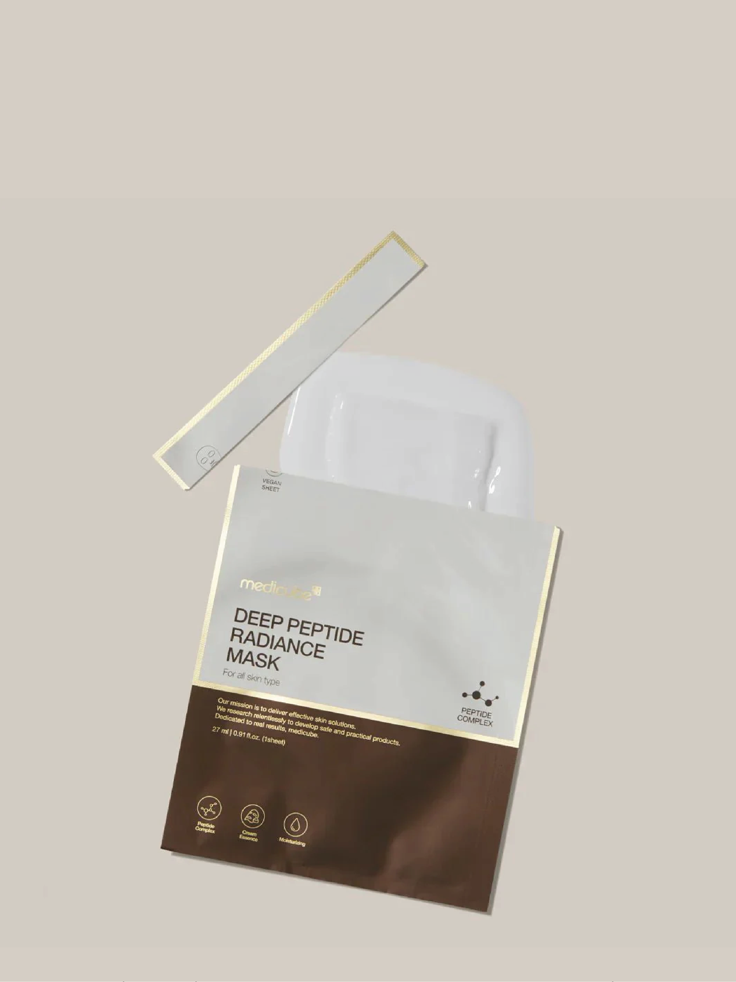 MEDICUBE Masque Éclat Peptidique Profond