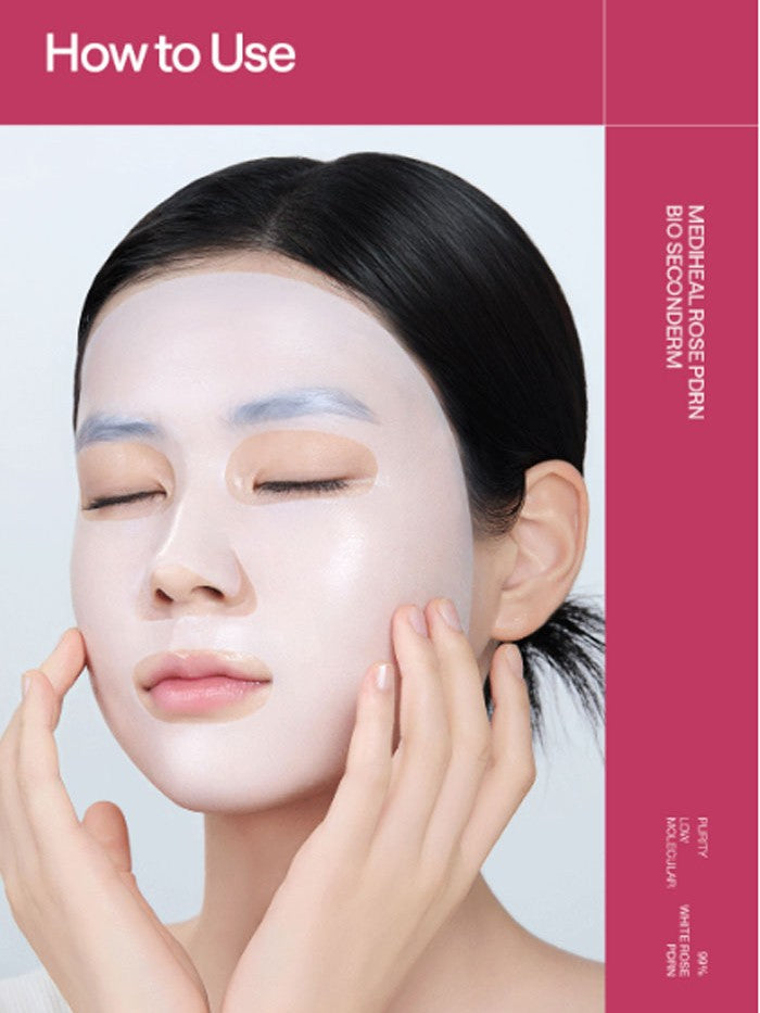 Masque Bio Seconderm à la rose PDRN de MEDIHEAL (4)
