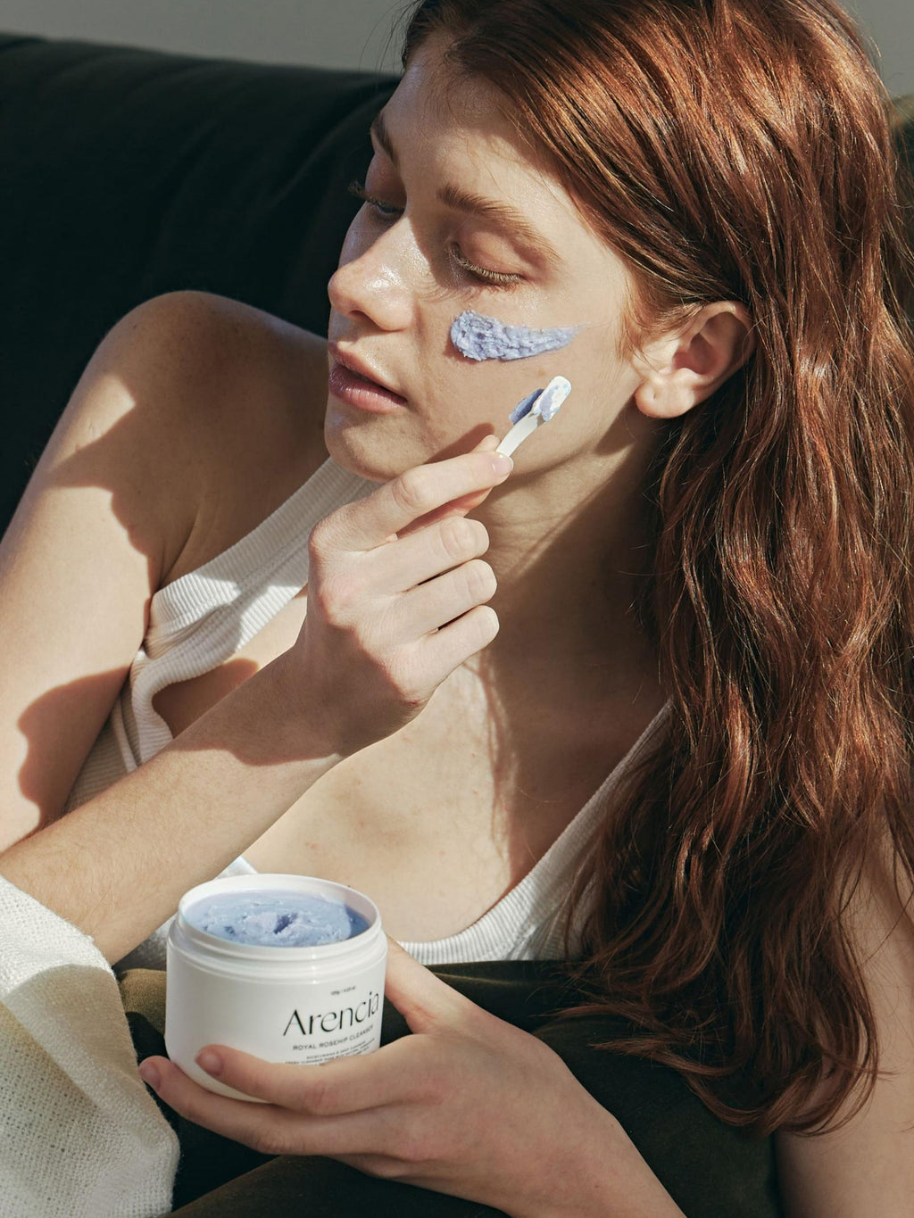 ARENCIA Royal Blue Hyssop Rice Mochi Cleanser