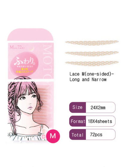 MOTONOZEN Single Sided Eyelid Tape - 3 Size