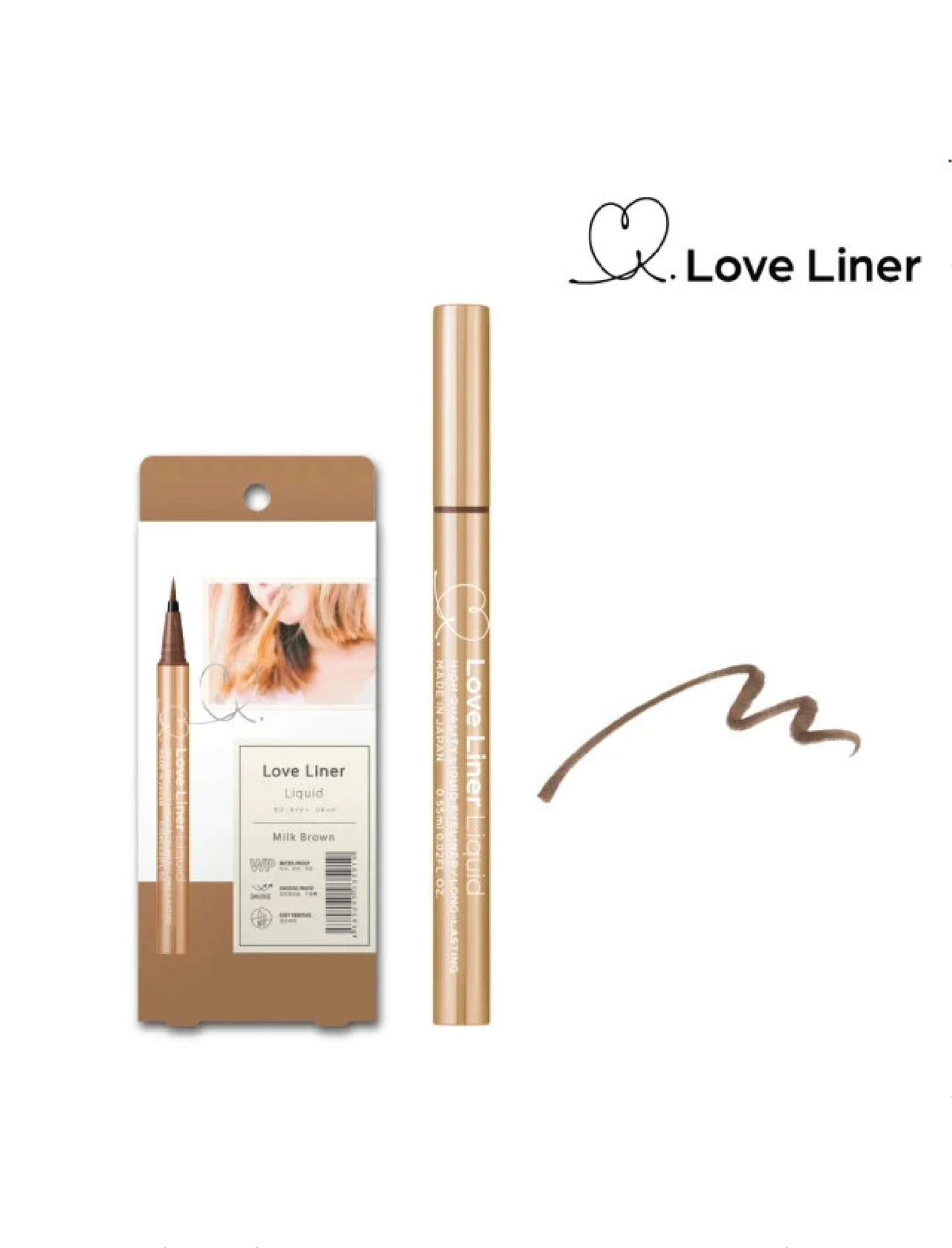 MSH Loveliner Eyeliner Liquide Milky Brown