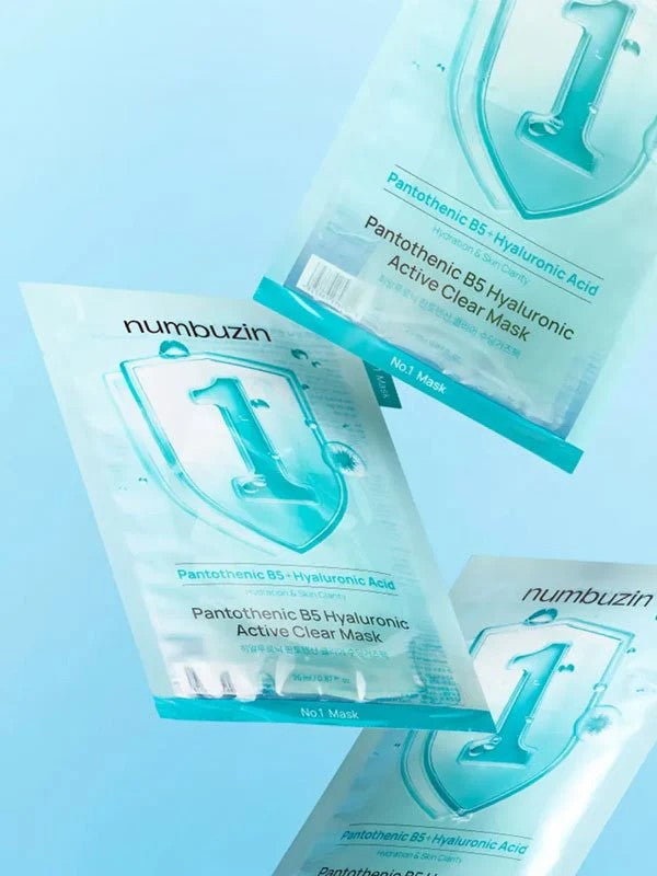 NUMBUZIN No 1 Pantothenic B5 Hyaluronic Active Clear Mask (4)