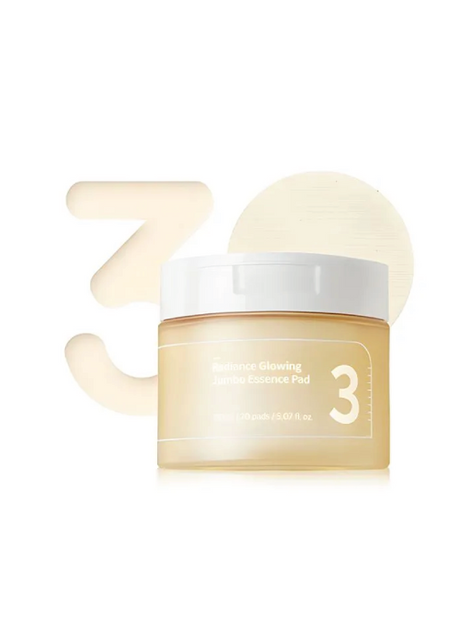 Numbuzin No 3 Radiance Glowing Jumbo Essence Pad (70ea)