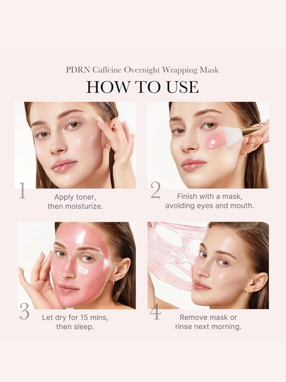 MEDICUBE PDRN Pink Caffeine Night Wrapping Mask 75ml