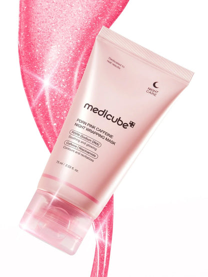 MEDICUBE PDRN Pink Caffeine Night Wrapping Mask 75ml