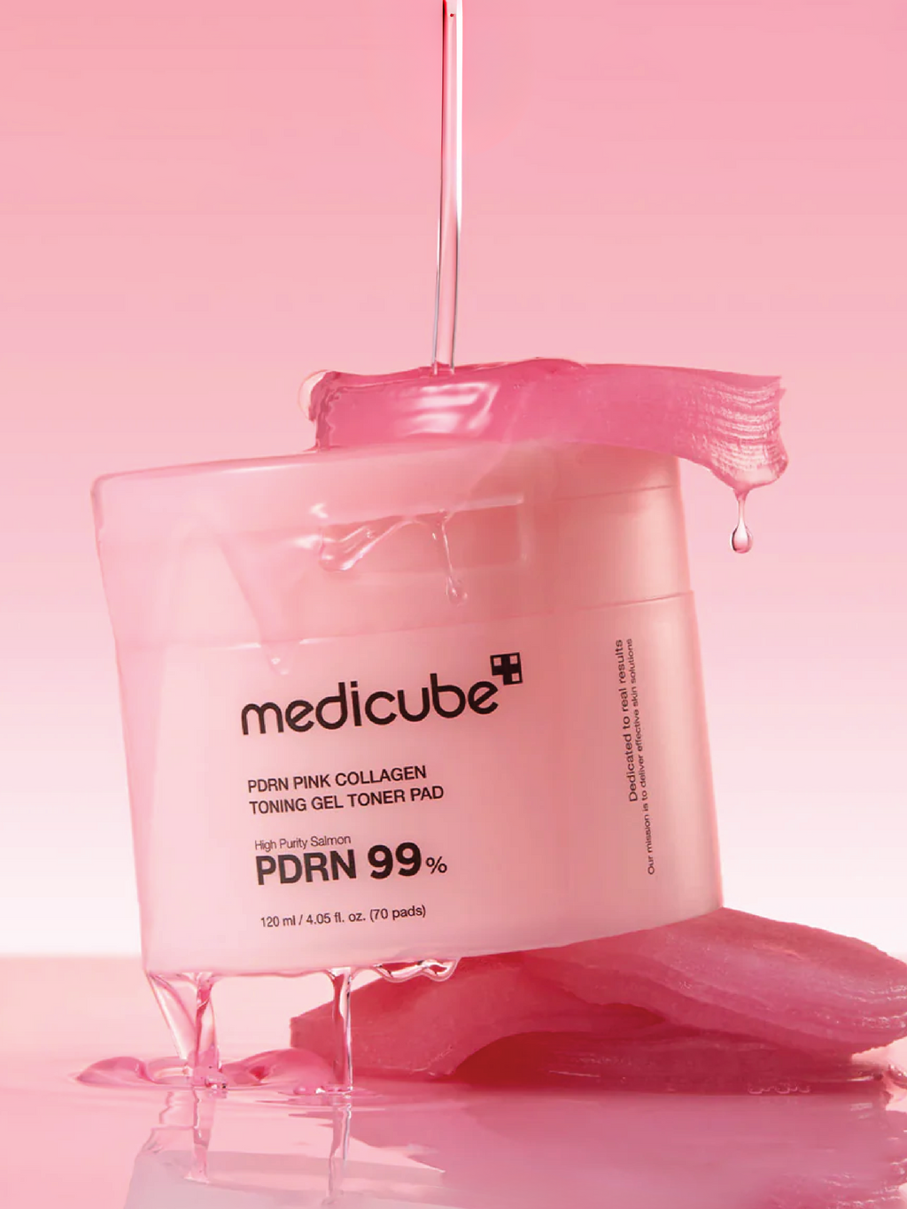 MEDICUBE PDRN Tampons Tonifiants Gel Collagène Rose (70)