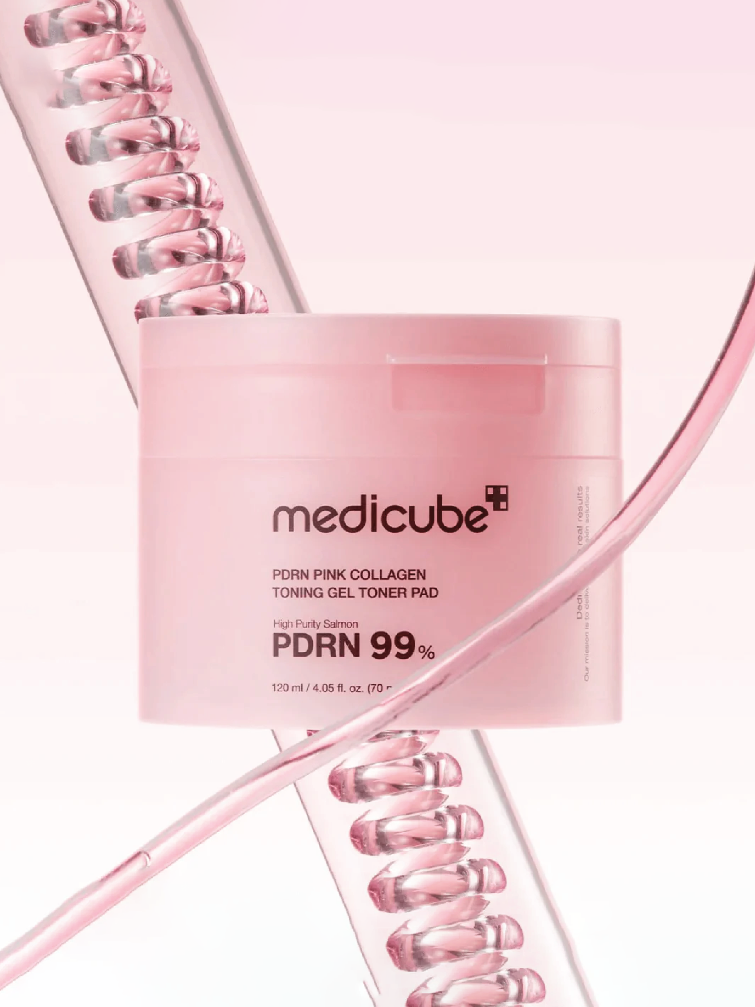 MEDICUBE PDRN Tampons Tonifiants Gel Collagène Rose (70)