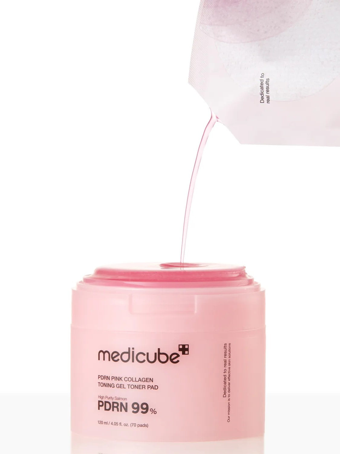 MEDICUBE PDRN Pink Collagen Toning Gel Toner Pad (70)