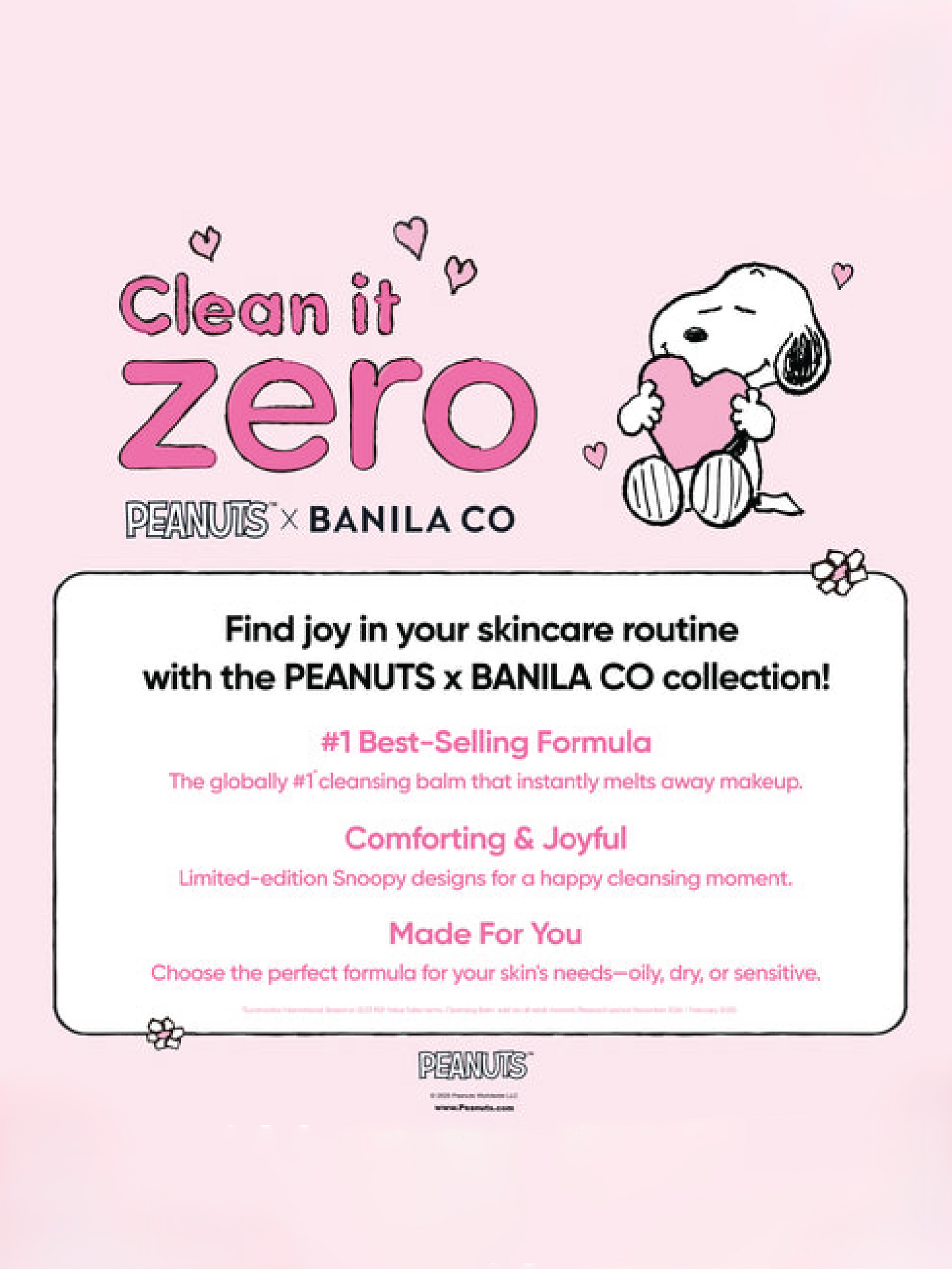 BANILA CO Clean it Zero Original Snoopy