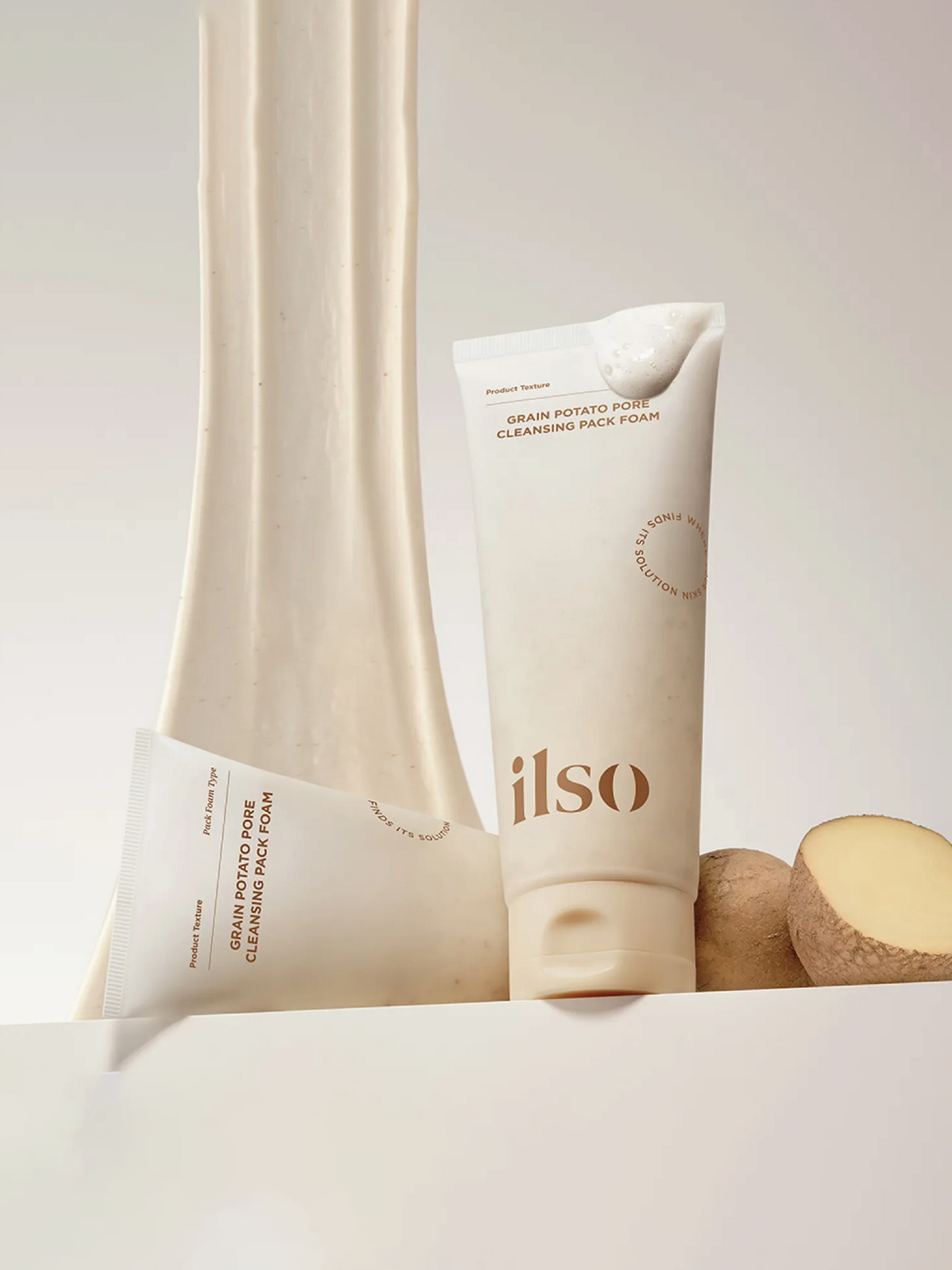 ILSO Grain Potato Pore Cleansing Pack Foam 150ml