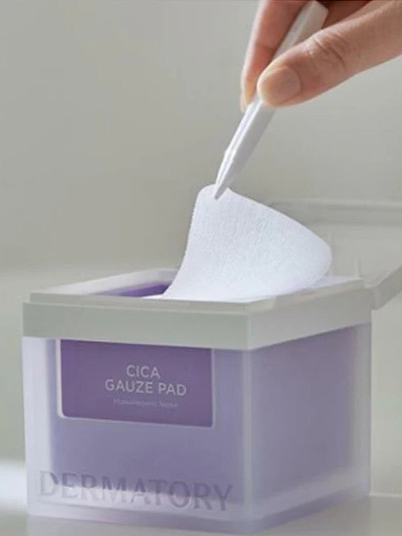 DERMATORY Coussinets de gaze hypoallergéniques Cica 80 pièces