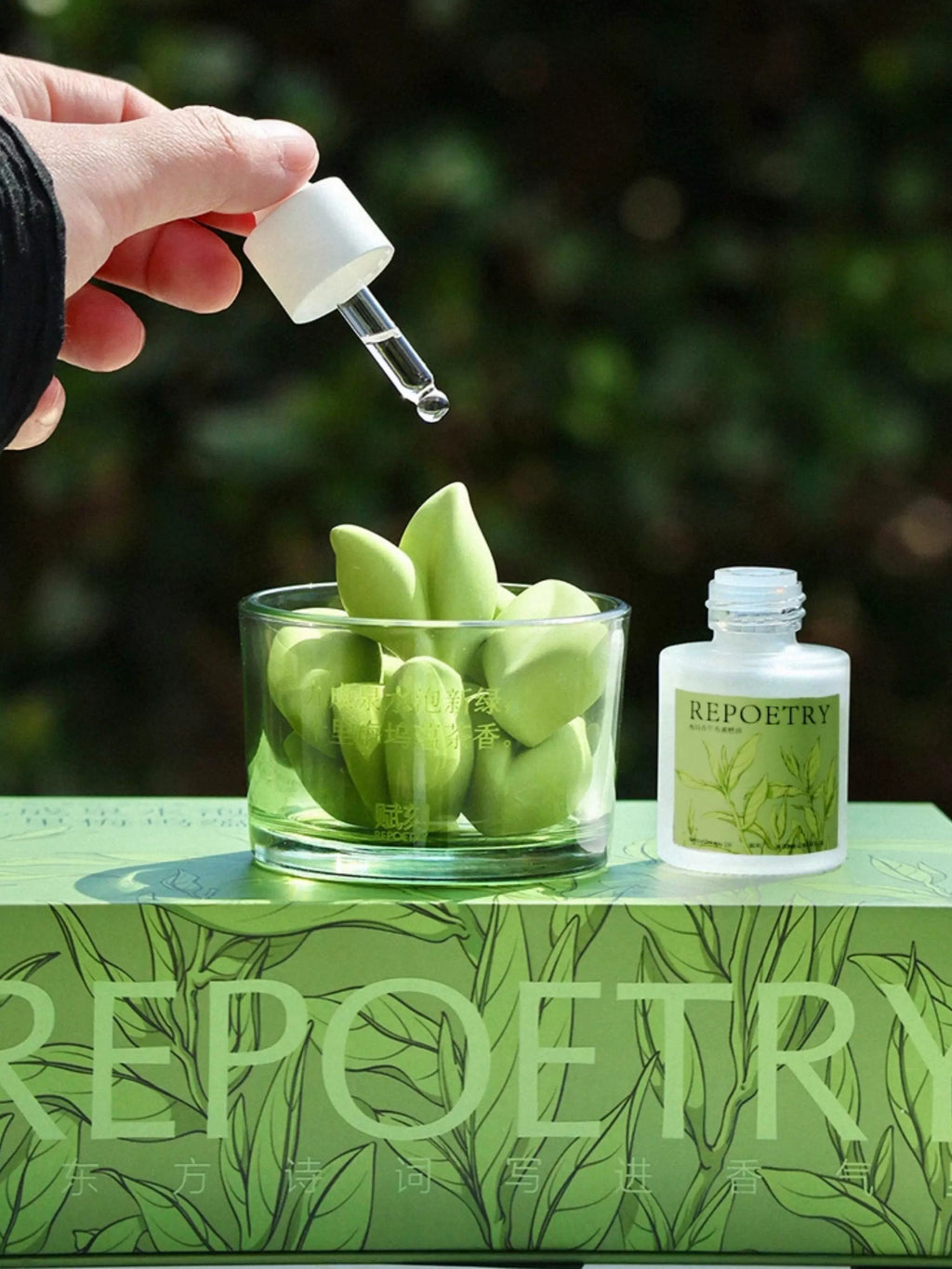 Coffret d'Huiles Essentielles Parfumées REPOETRY Thé Vert
