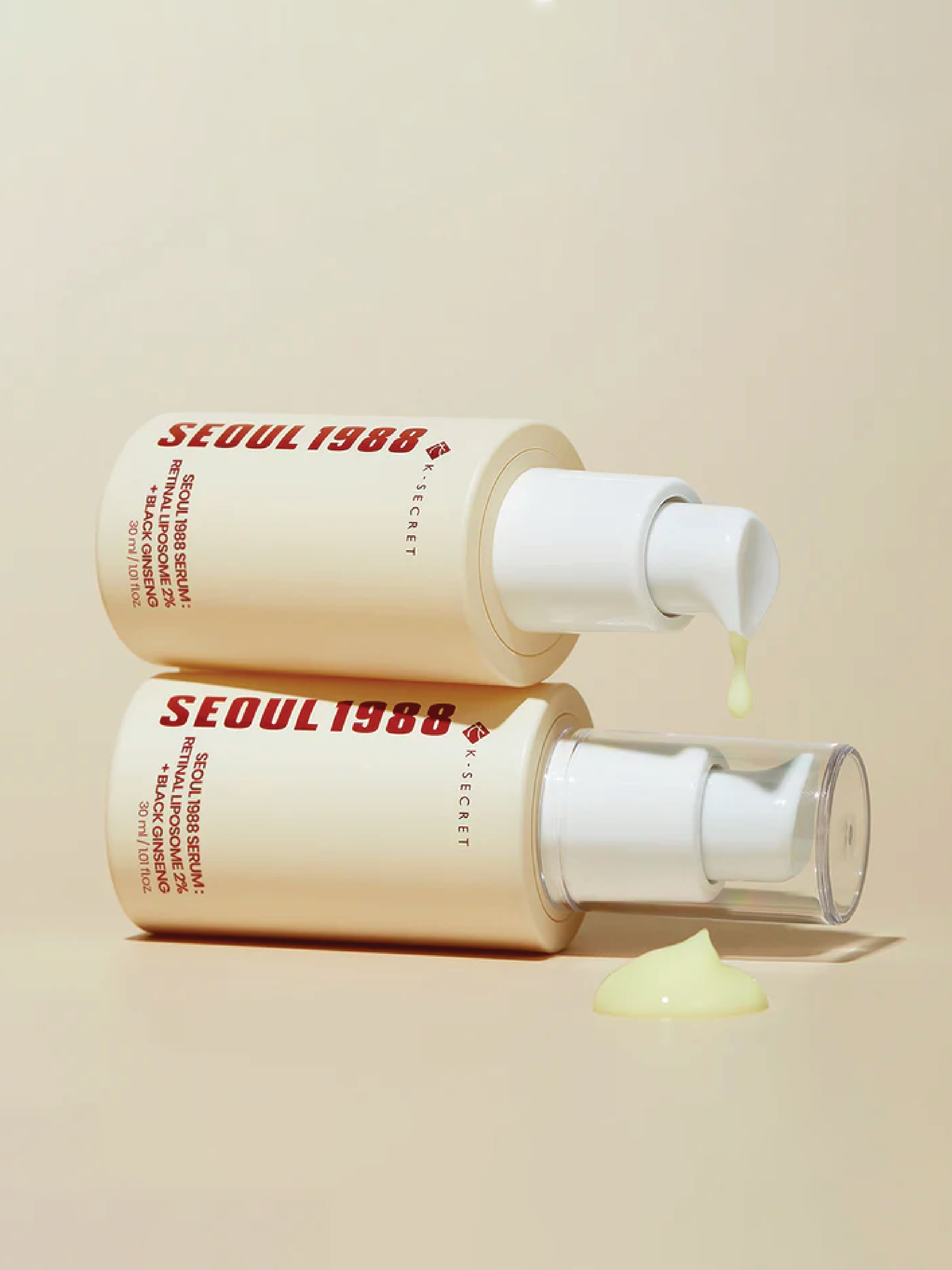 Sérum KSECRET Seoul 1988 : Rétinal Liposome 2% + Ginseng Noir 30 ml