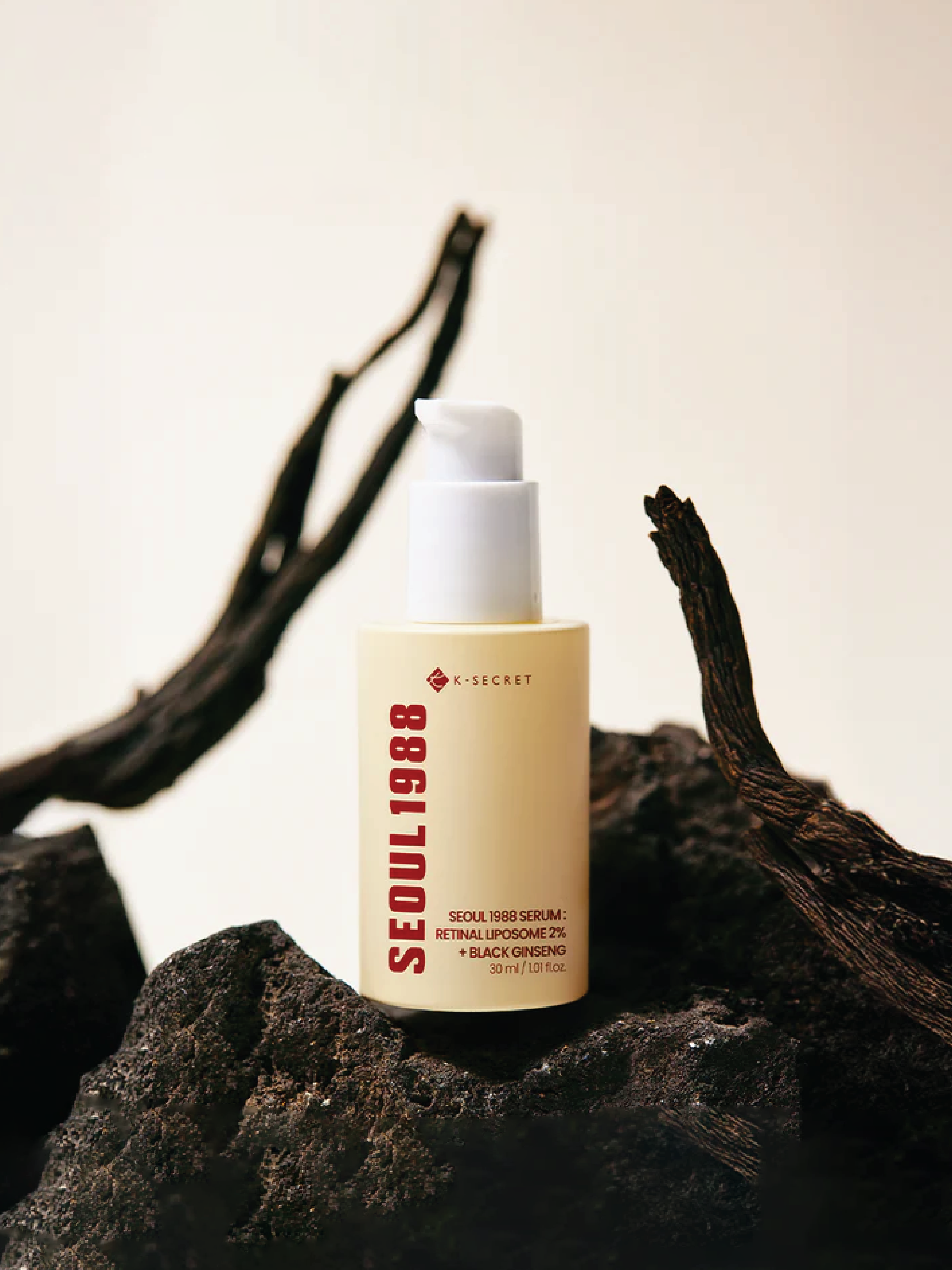 Sérum KSECRET Seoul 1988 : Rétinal Liposome 2% + Ginseng Noir 30 ml
