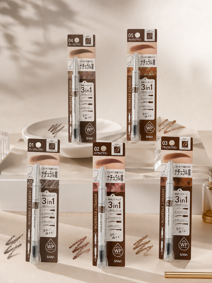 SANA Newborn Perfect Eyebrow Pencil (5 Types)