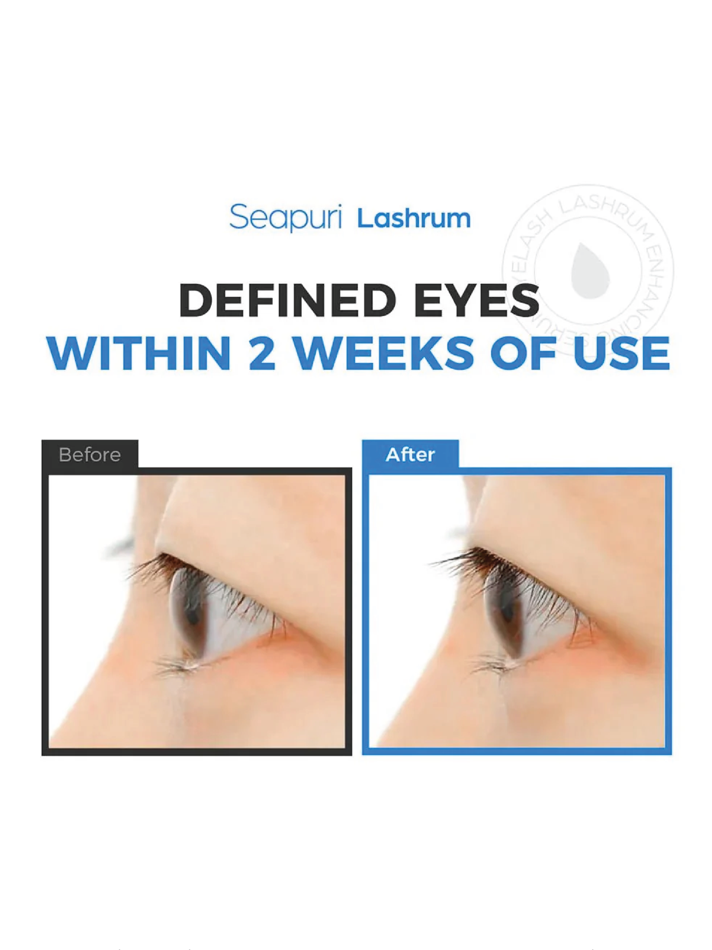 Sérum activateur de cils SEAPURI Lashrum 10g