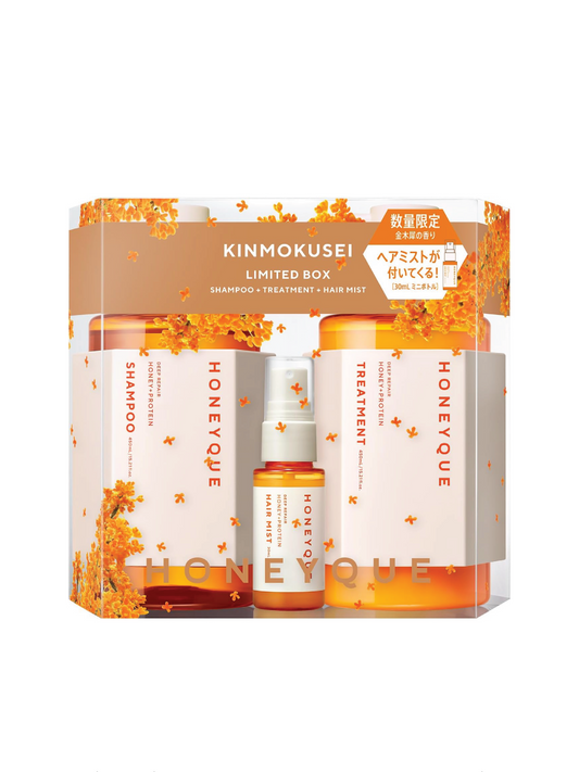 HONEYQUE Deep Repair Hair Care Set (Kinmokusei)