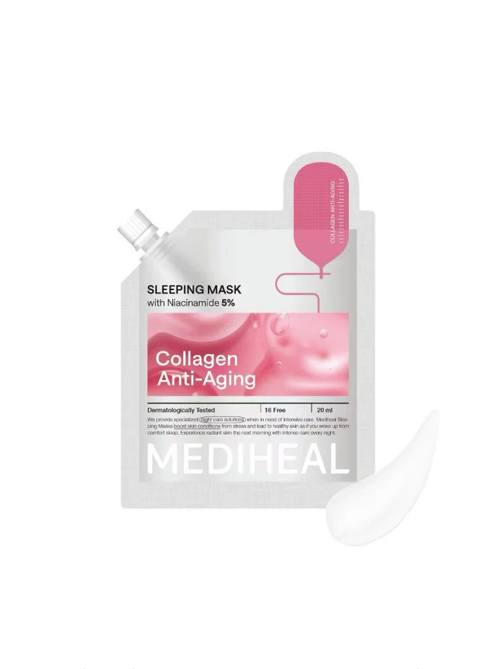 MEDIHEAL Masque de nuit anti-âge au collagène