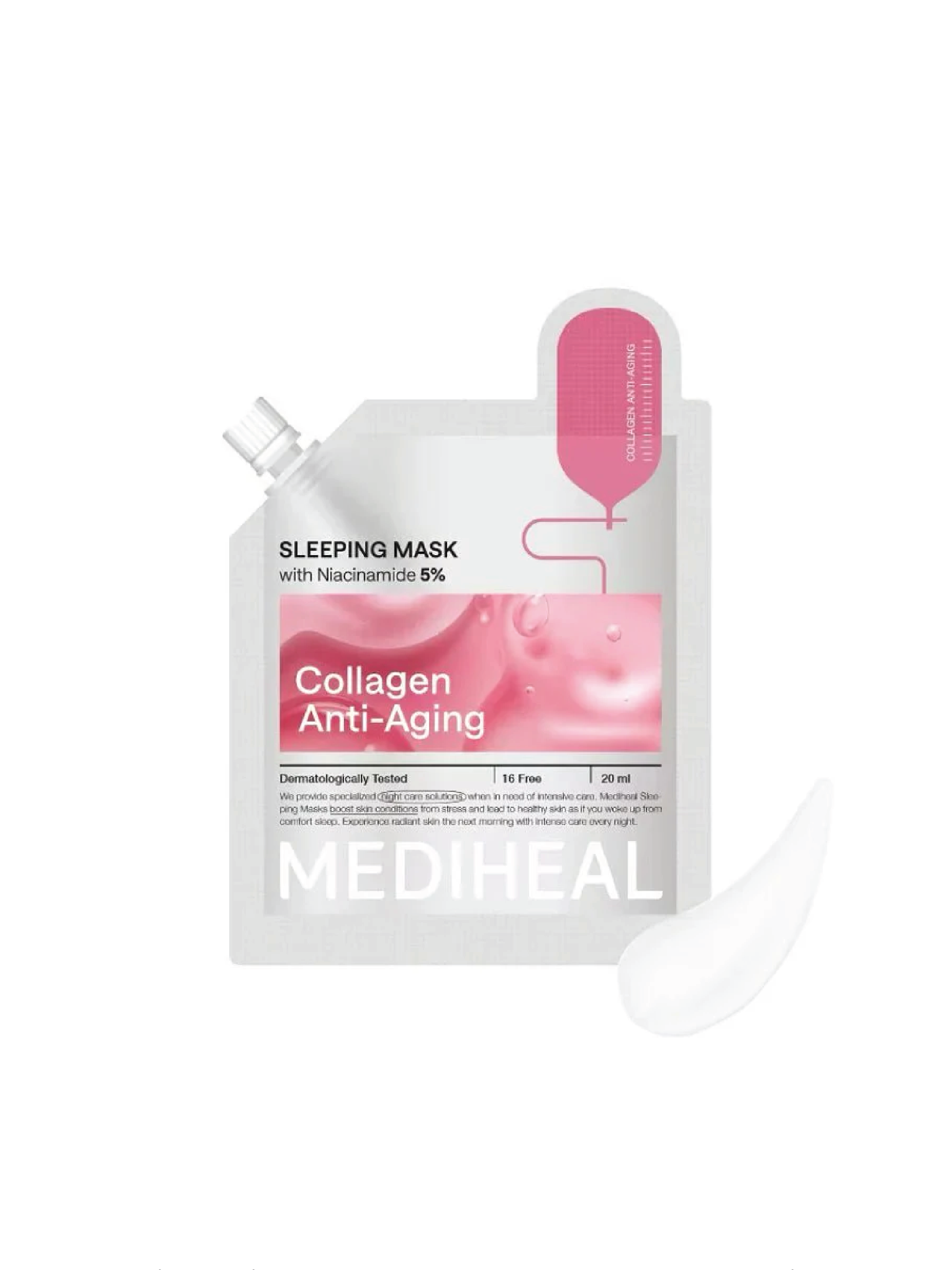 MEDIHEAL Masque de nuit anti-âge au collagène