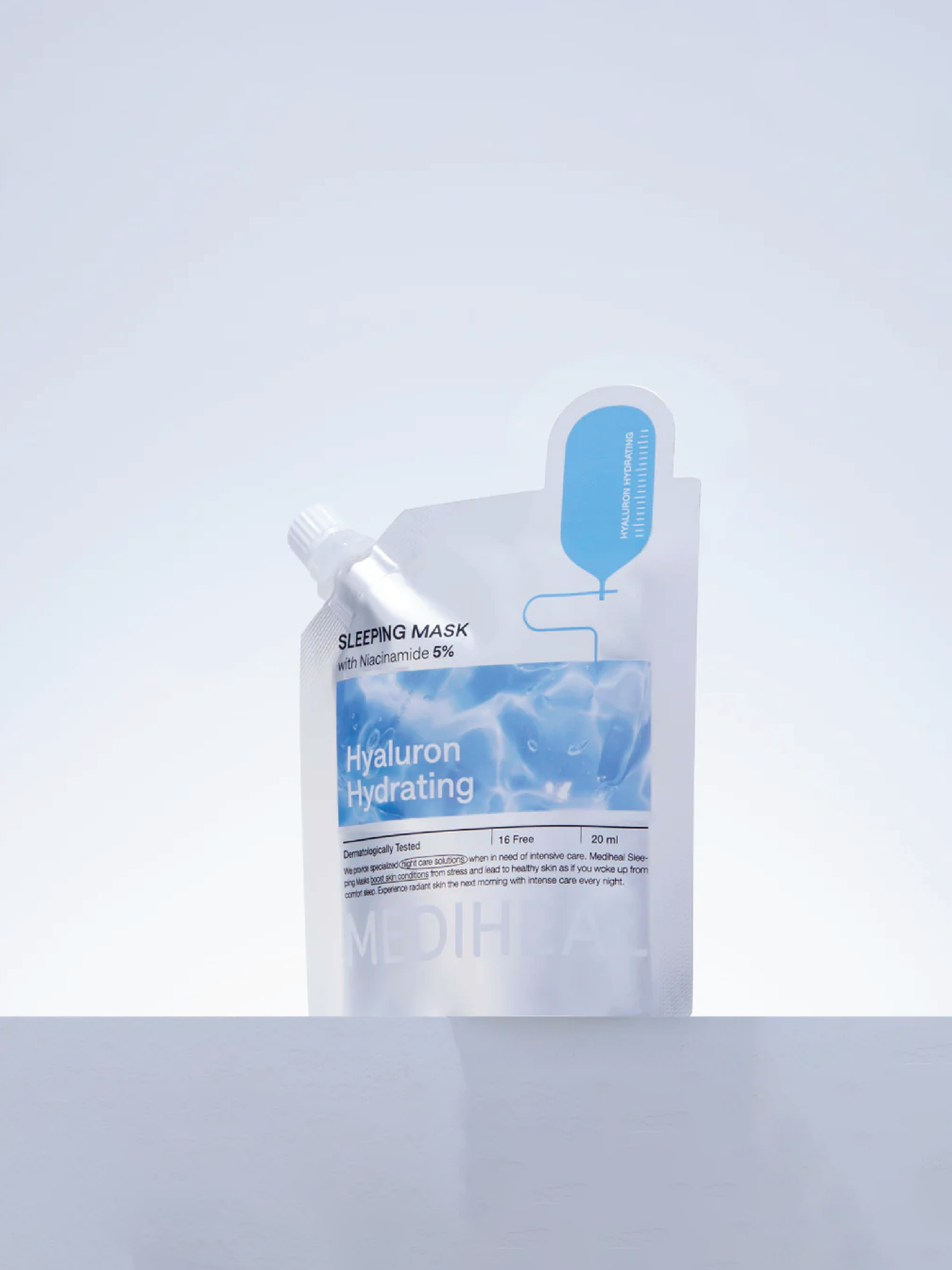 Masque de nuit hydratant à l'acide hyaluronique MEDIHEAL