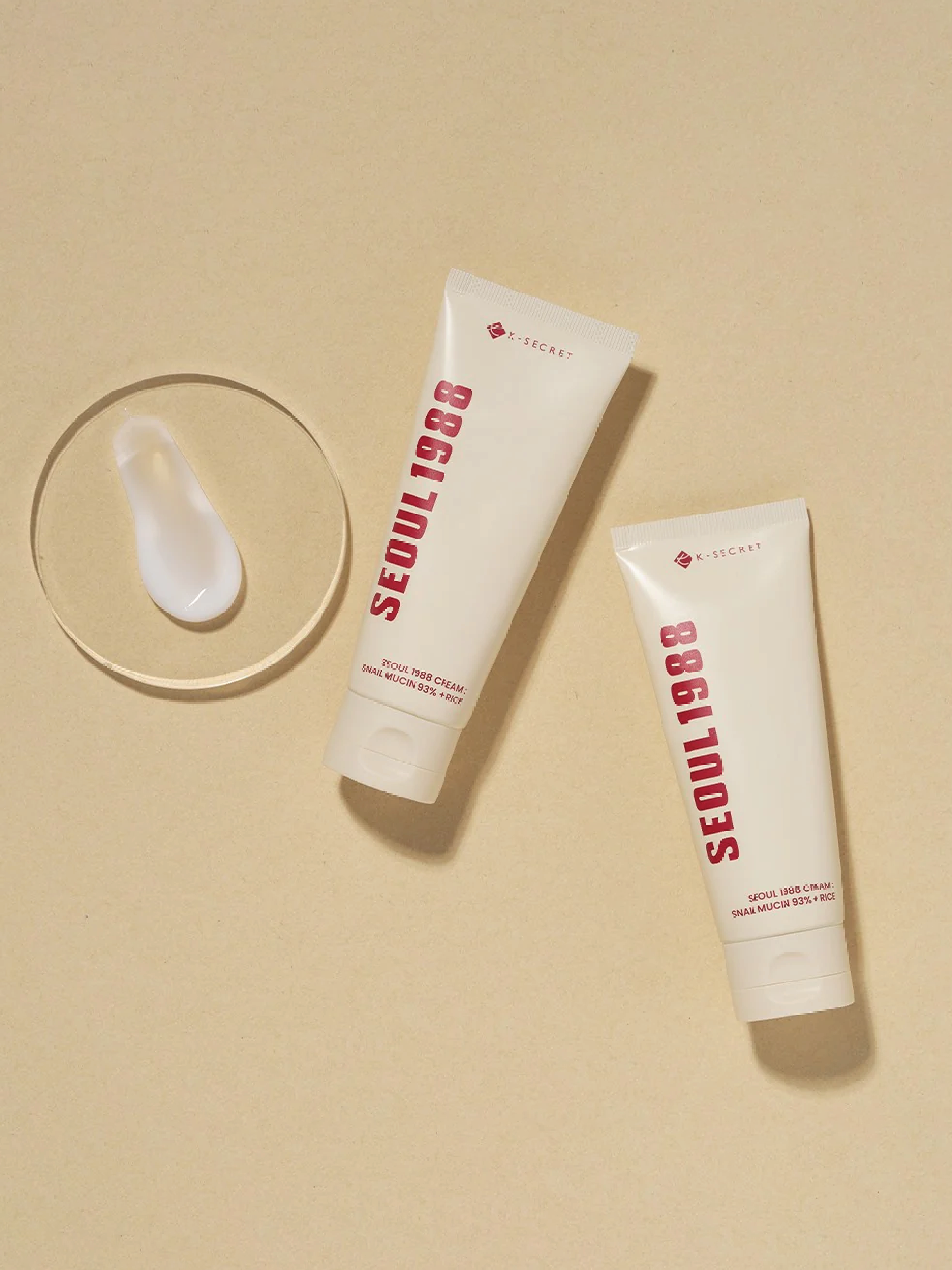 KSECRET Seoul 1988 Cream: Snail Mucin 93% + Rice 100ml