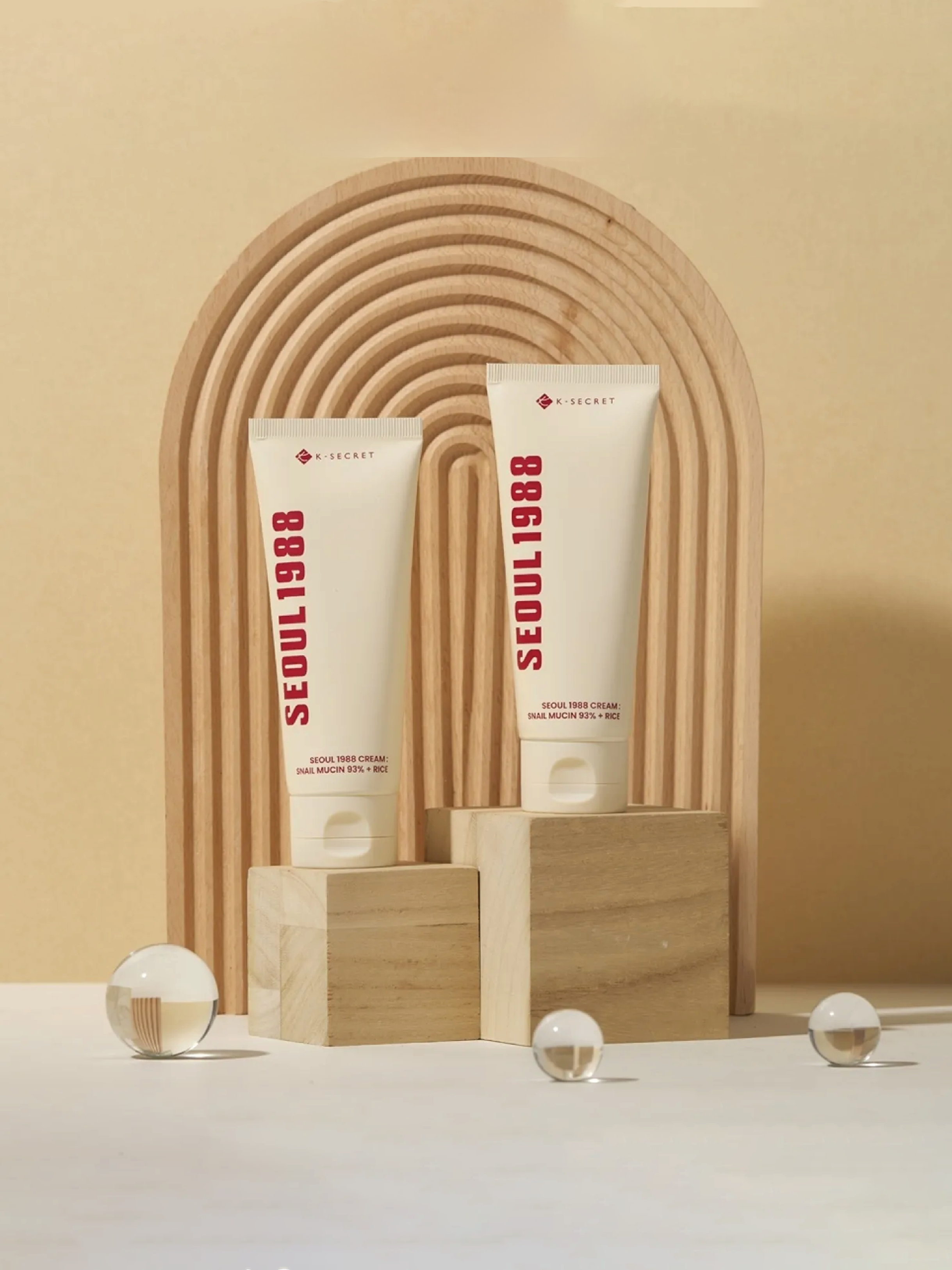 KSECRET Seoul 1988 Cream: Snail Mucin 93% + Rice 100ml