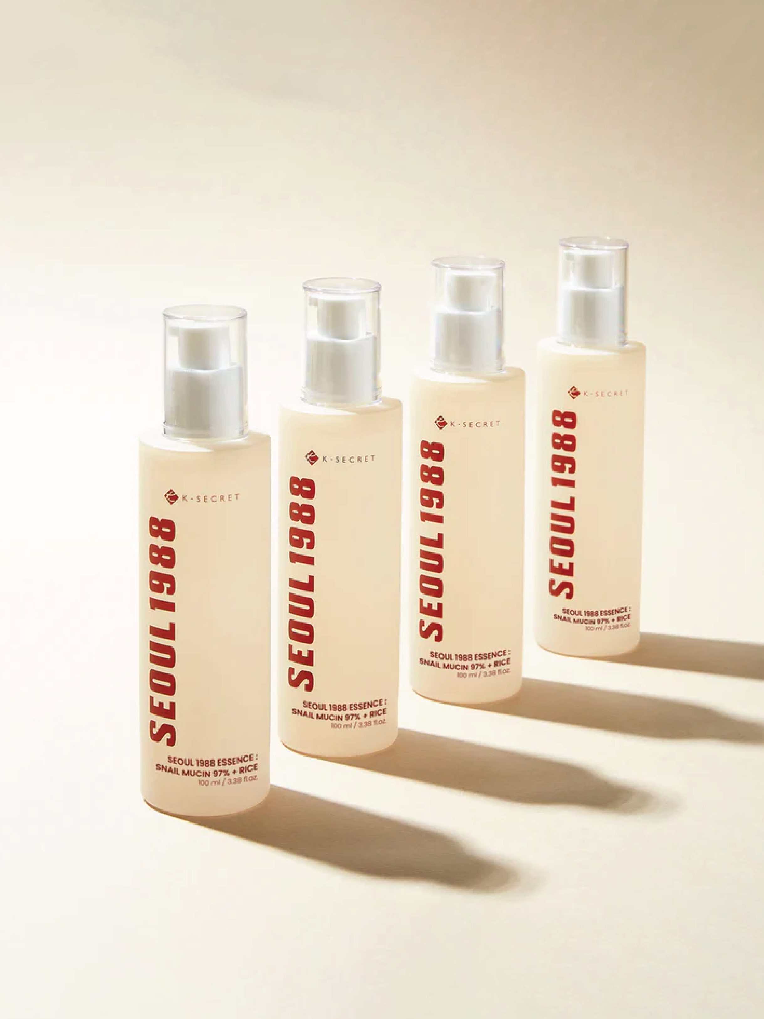 KSECRET Seoul 1988 Essence : Mucine d'escargot 97% + Riz 100ml
